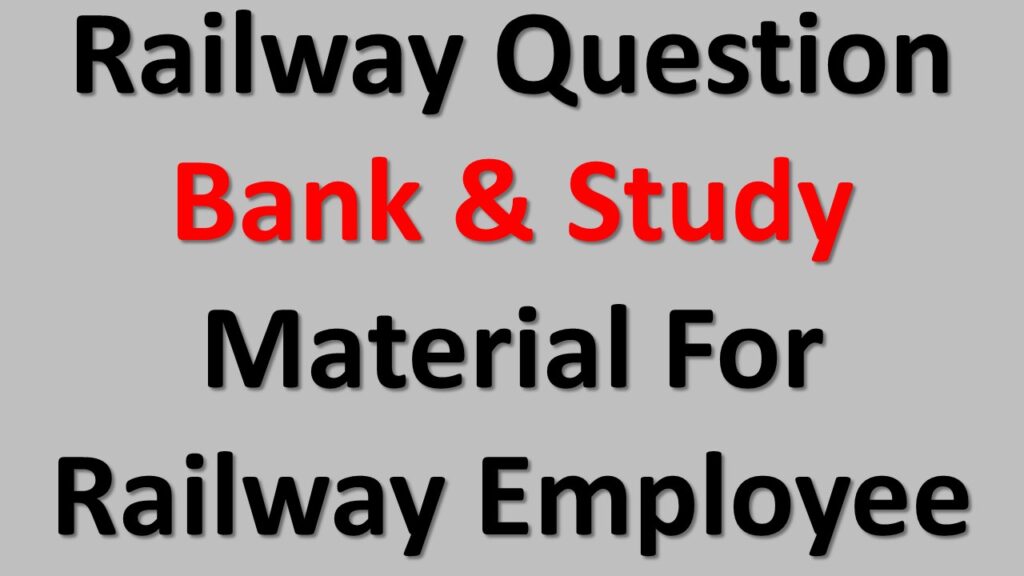 Railway Question Bank